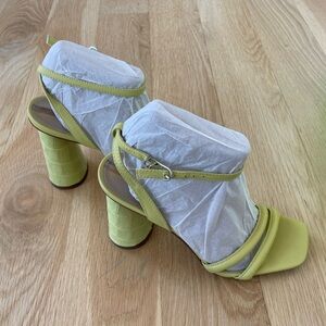 Sam Edelman Kia Kiwi Leather Heels 7